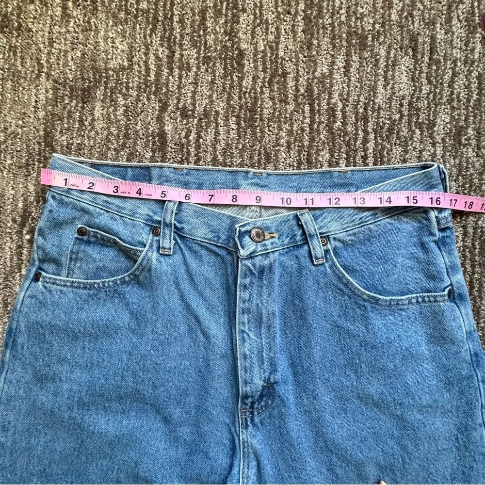 Wrangler‎ Men's Straight Regular Fit Jeans Blue Size 34x32 5- Pocket Normcore